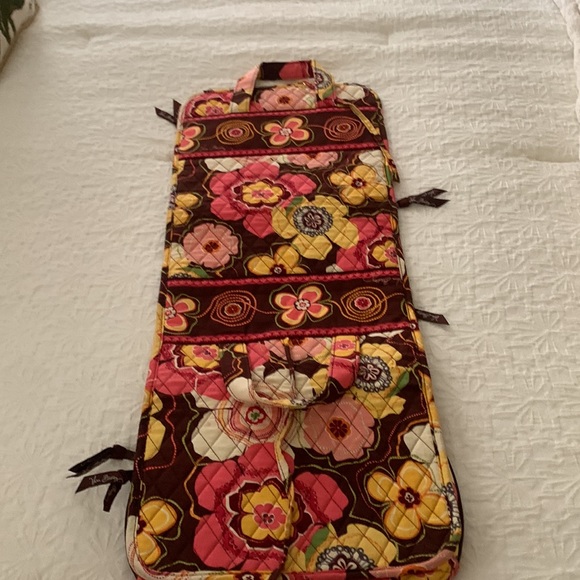 Vera Bradley Cosmetic Bag-Winter Buttercup - Picture 2 of 3